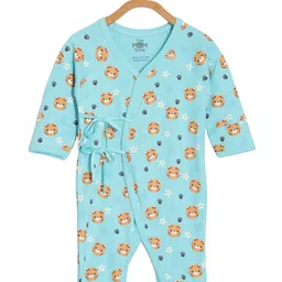 The Mom Store Infants Kids Conversational Printed Cotton Rompers-30