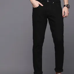 WROGN Men Black Slim Fit Mid-Rise Clean Look Stretchable Jeans-image-77