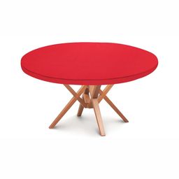 Stylista Red Waterproof Round Elasticated 4 Seater Table Cover-image-89