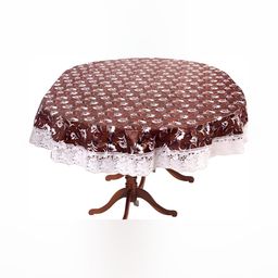 Stylista Brown Waterproof Oval 2-Seater Table Cover-image-15