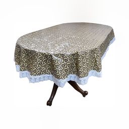 Stylista Brown Waterproof Oval 4-Seater Table Cover-image-57