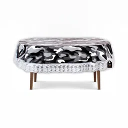 Stylista Black Waterproof Oval 4-Seater Table Cover-image-70