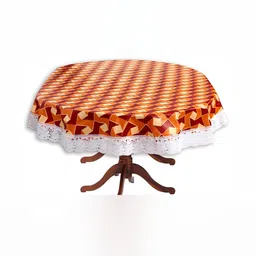 Stylista Brown Waterproof Oval 6-Seater Table Cover-image-73