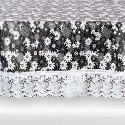 Stylista Black Waterproof Oval 8-Seater Table Cover-image-30