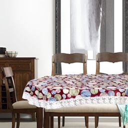 Stylista Brown Waterproof Oval 8-Seater Table Cover-image-56