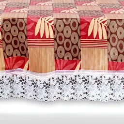 Stylista Red Waterproof Oval 8-Seater Table Cover-picture-16