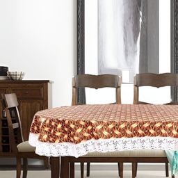 Stylista Brown Waterproof Oval 8 Seater Table Cover-image-95