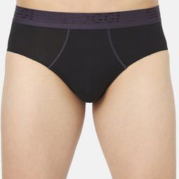 Sloggi Men's Pack Of 2 Black Solid Deo-Soft Trunks-10