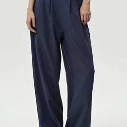 Next One Women Smart Loose Fit High-Rise Trousers-image-82