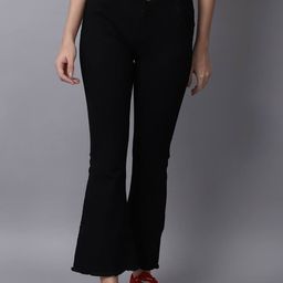 BAESD Girls Bootcut High-Rise Cotton Jeans-picture-12