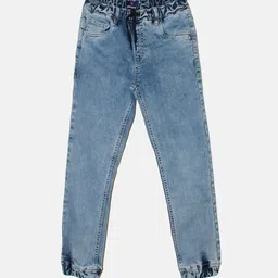 KiddoPanti Boys Jean Jogger Mid-Rise Heavy Fade Clean Look Stretchable Jeans-image-15