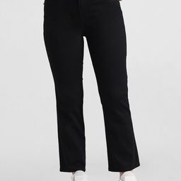 ONLY Onlpalace MW Women Flared Cropped Stretchable Jeans-image-58