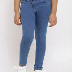 TALES & STORIES Girls Slim Fit Stretchable Denim Jeans-10