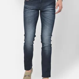 Crimsoune Club Men Blue Slim Fit Light Fade Stretchable Jeans-picture-21
