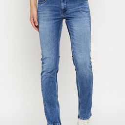 Duke Men Slim Fit Mid-Rise Heavy Fade Medium Shade Cotton Clean Look Stretchable Stretchable Jeans-image-67