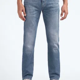 Flying Machine Men Slim Straight Fit Heavy Fade Clean Look Stretchable Jeans-image-47