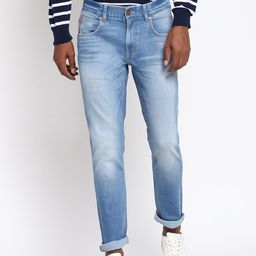 Lee Men Blue Skinny Fit Heavy Fade Stretchable Jeans-picture-28