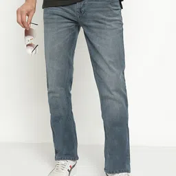 Octave Men Low Distress Heavy Fade Stretchable Cotton Jeans-image-41