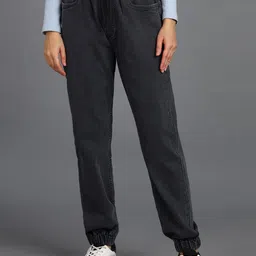 Urbano Fashion Women Clean Look Stretchable Jogger Jeans-image-84