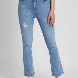 SPYKAR Women Elissa Bootcut Fit Mildly Distressed Crinkle Stretchable Jeans-image-12