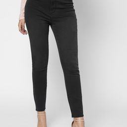 Vero Moda Women Grey Skinny Fit Clean Look High Rise Stretchable Jeans-image-50