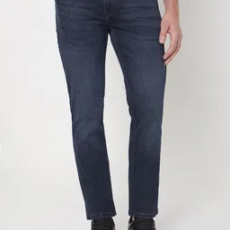 Mufti Men Original Slim Fit Light Fade Clean Look Whiskers & Chevrons Stretchable Jeans-image-80