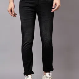 Cantabil Men Clean Look Light Fade Stretchable Jeans-picture-2