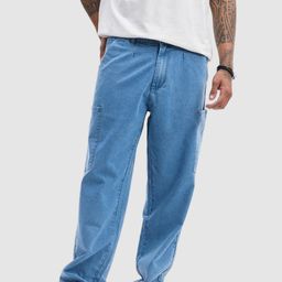 Snitch Comfort Relaxed Fit Mid-Rise Light Fade Stretchable Jeans-image-19