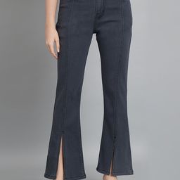 BAESD Women Jean Bootcut High-Rise Light Fade Denim Jeans-image-89
