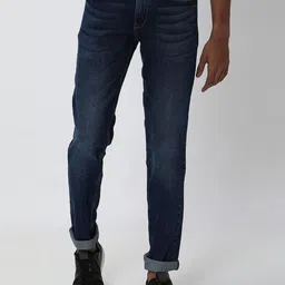 Mufti Men Straight Fit Light Fade Stretchable Jeans-image-29