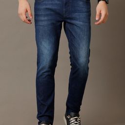 Voi Jeans Men Comfort Skinny Fit Light Fade Stretchable Jeans-image-40