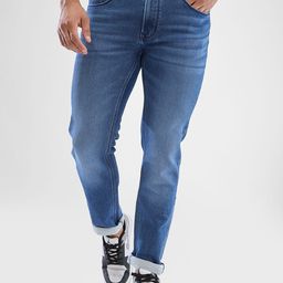 SPYKAR Men Mid Rise Light Fade Clean Look Stretchable Jeans-image-70