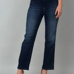 Cantabil Women Straight Fit Light Fade Jeans-picture-8