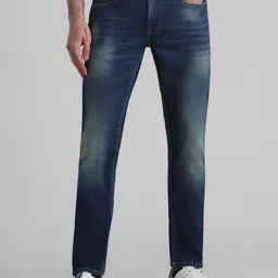 Jack & Jones Men Mid-Rise Light Fade Stretchable Jeans-image-80