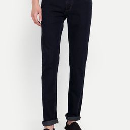 Mast & Harbour Men Navy Blue Micheal Slim Fit Stretchable Jeans-image-88