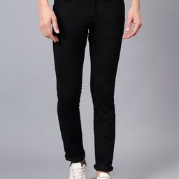 Cantabil Men Slash Knee Stretchable Jeans-image-66