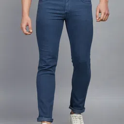 STUDIO NEXX Men Slim Fit Slash Knee Stretchable Jeans-77
