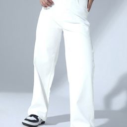 Hubberholme Women 90's baggy High-Rise Clean Look Stretchable Jeans-image-20