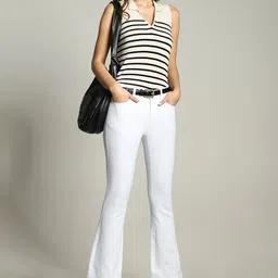 Vero Moda Women Bootcut Clean Look Stretchable Jeans-picture-41