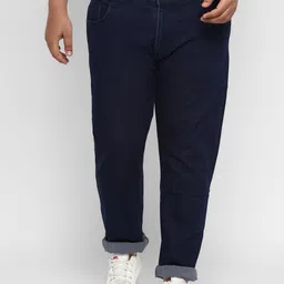 Urbano Plus Men Blue Regular Fit Mid-Rise Clean Look Stretchable Jeans-image-14