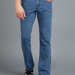 Urbano Fashion Men Mid Rise Light Fade Stretchable Bootcut Jeans-image-56