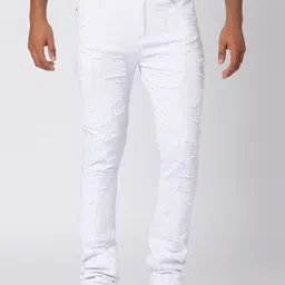 WAIMEA Men Mid-Rise Bootcut Highly Distressed Stretchable Jeans-picture-25