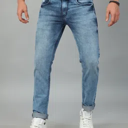 Bushirt Men Slim Fit Heavy Fade Clean Look Whiskers & Chevrons Stretchable Jeans-picture-32