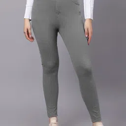 Kotty Women Skinny Fit High-Rise Mildly Distressed Stretchable Jeans-image-97