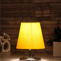 Devansh Yellow Iron Contemporary Table Lamp-31