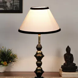 Devansh White Solid Table Lamps-50