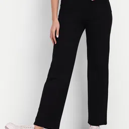 BROADSTAR Women Smart Straight Fit High Rise Easy Wash Trousers-picture-29