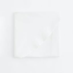 H&M White Round Pure Cotton Table Cloth-image-77
