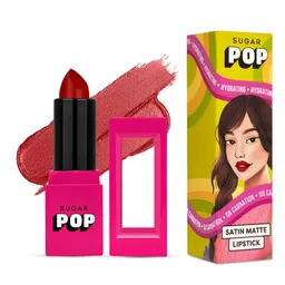SUGAR POP Hydrating Satin Matte Lipstick Infused with Vitamin E & Shea Butter-Carnation 08-53