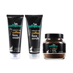 MCaffeine Sustainable Complete Coffee Skin Care Combo (Set of 3)-54